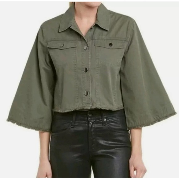 Jack by BB Dakota Jackets & Blazers - Jack by BB Dakota Ready For It Cotton Canvas Jacket Green Medium